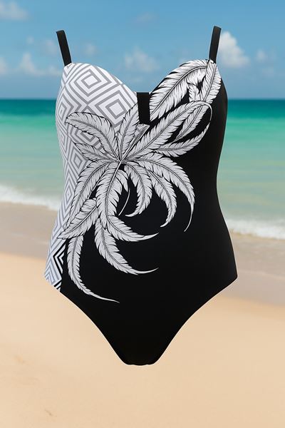 Immagine di PLUS SIZE TUMMY CONTROL SWIM SUIT